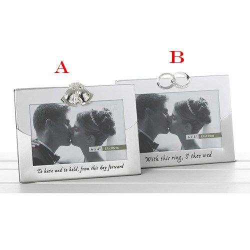 Rama foto pentru nunta cu clopotei sau verighete - 63464