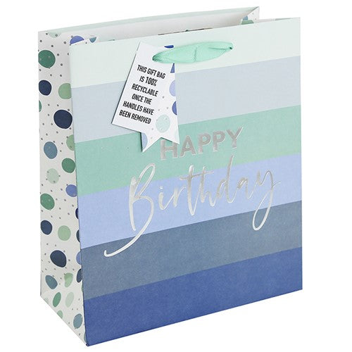 Punga cadou dungata zi nastere barbat (M) - E3233313