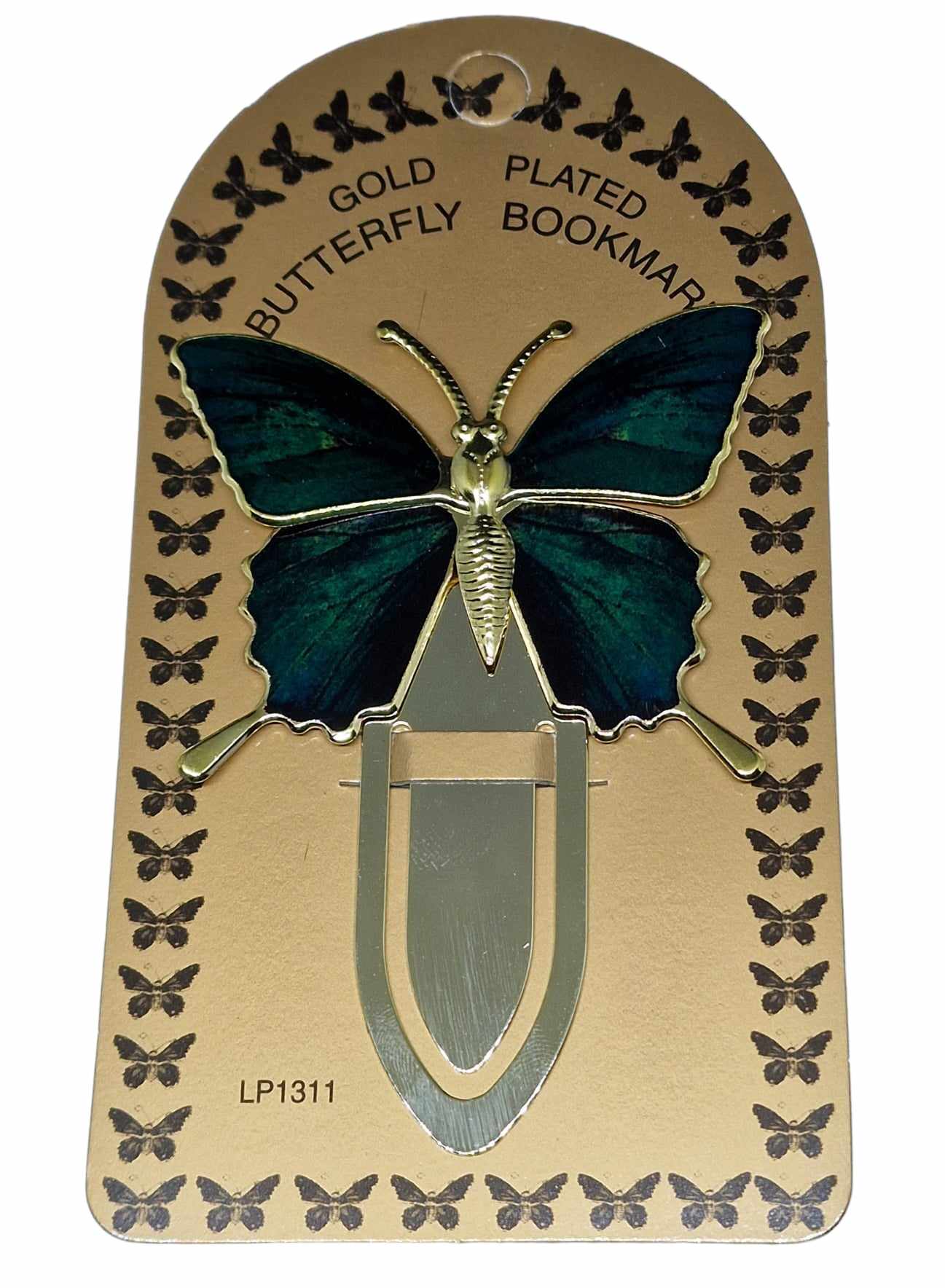 Semn carte fluturas placat cu aur - LP01311 - Cadouri Superbe