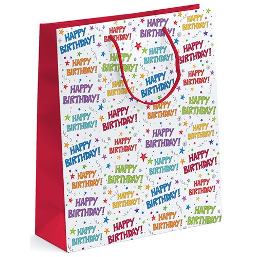 Punga cadou medie multicolora pentru zi de nastere - B0098