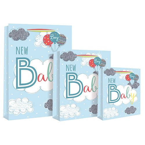 Punga medie cu norisori cadou baietel - DGE246123