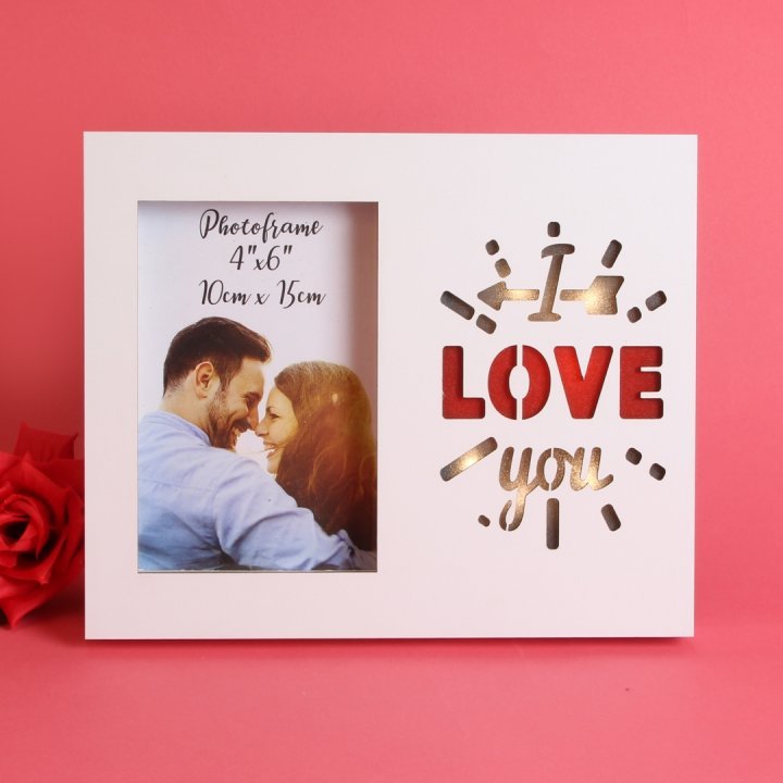 RAMA FOTO CU LUMINITE I LOVE YOU - DSFW576 - Cadouri Superbe