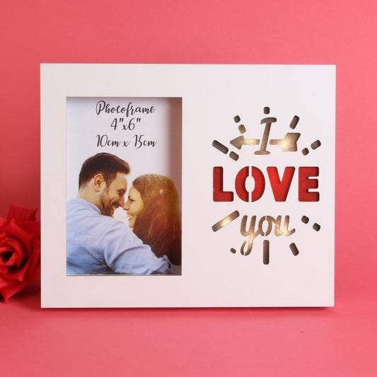 RAMA FOTO CU LUMINITE I LOVE YOU - DSFW576 - Cadouri Superbe