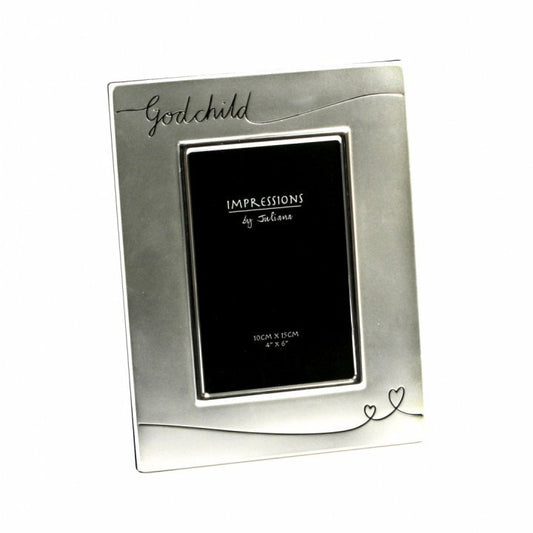 RAMA FOTO ARGINTATA "GODCHILD" (FIN / FINA) - DSFS687 - Cadouri Superbe