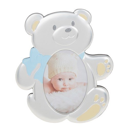 RAMA FOTO URSULET TEDDY CU FUNDITA BLEU - DS280001 - Cadouri Superbe
