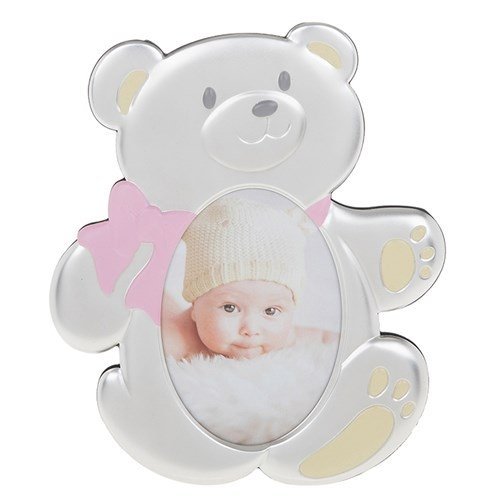 RAMA FOTO URSULET TEDDY CU FUNDITA ROZ - DS280000 - Cadouri Superbe