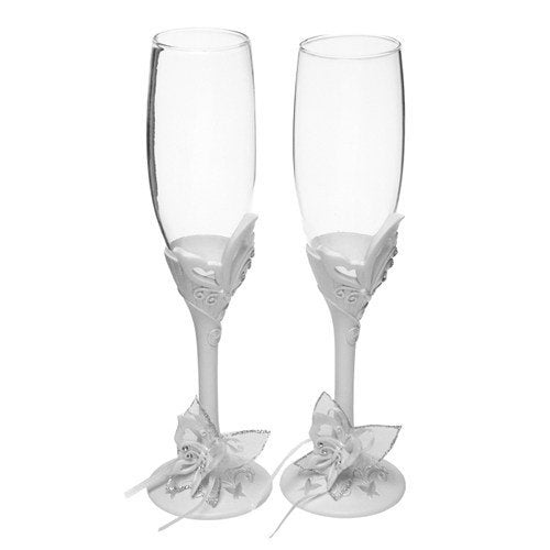 PAHARE PENTRU MIRI DECORATE CU FLUTURI SI CRISTALE - DS627324 - Cadouri Superbe