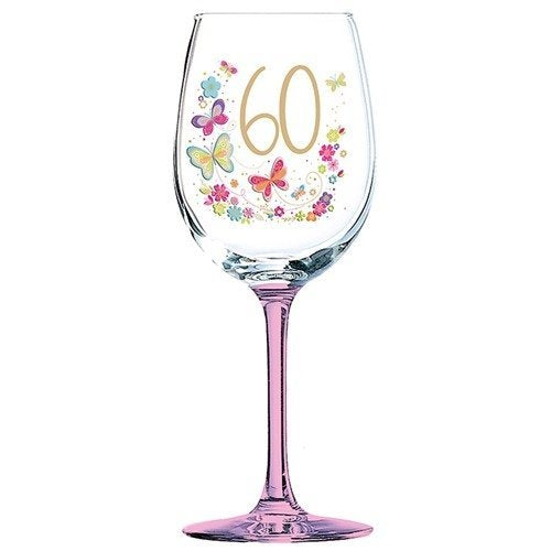 PAHAR VIN CADOU 60 ANI "LULU" - DSGLS0128 - Cadouri Superbe