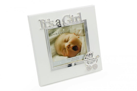 RAMA FOTO ARGINTATA IT`S A GIRL - DSCG1360 - Cadouri Superbe