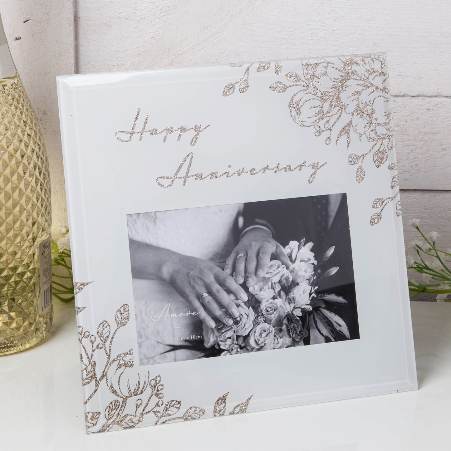 Rama foto sticla Happy Anniversary - AM158HA - Cadouri Superbe
