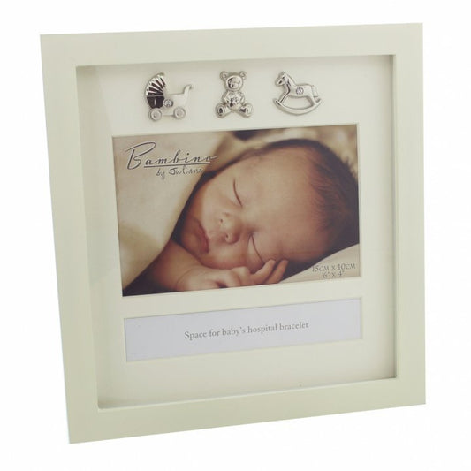 RAMA FOTO "BAMBINO" CU LOC PASTRARE BRATARA NOU NASCUT -  DSCG448 - Cadouri Superbe