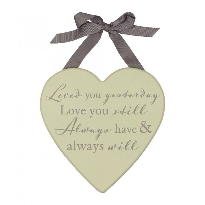 PLACUTA INIMIOARA LOVED YOU YESTERDAY, LOVE YOU STILL - DSWG592 - Cadouri Superbe