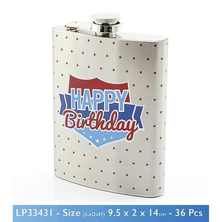 STICLA INOX HAPPY BIRTHDAY (LA MULTI ANI) - DSLP33431 - Cadouri Superbe