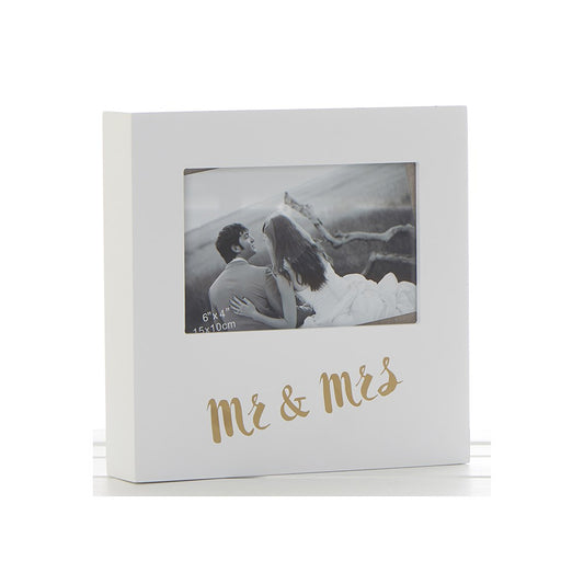 Rama foto Mr&Mrs cu auriu - 271454 - Cadouri Superbe