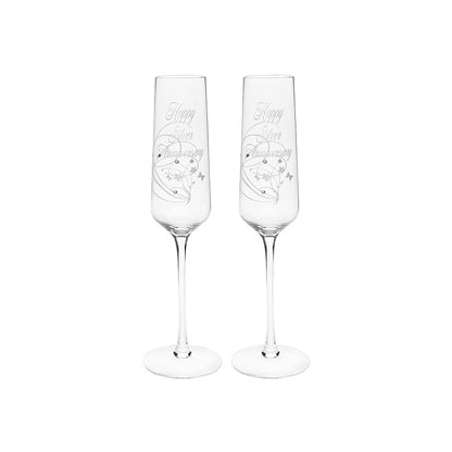 Pahare sampanie aniversare Nunta de Argint - 343820