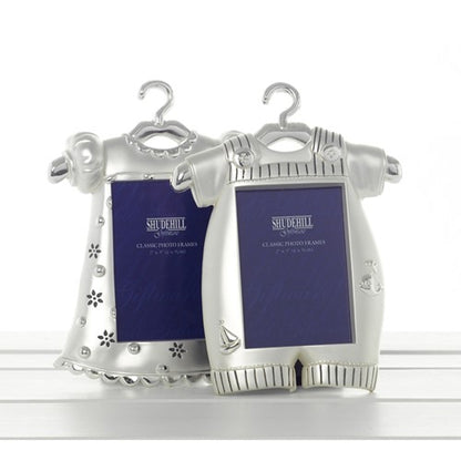 Rama foto argintata rochita sau salopeta - 53623 - Cadouri Superbe