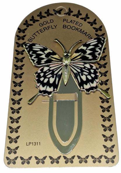 Semn carte fluturas placat cu aur -  LP01311 - Cadouri Superbe