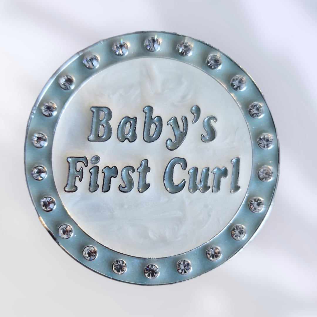 Cutiuta argintata My First Curl baietel - LP13766