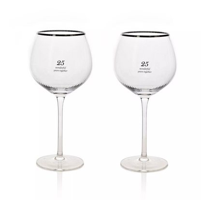 Set 2 pahare 25 Wonderful Years Together - AM22425