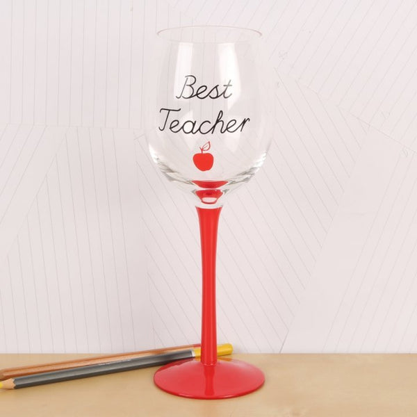 PAHAR VIN "BEST TEACHER" - DSG345 - Cadouri Superbe