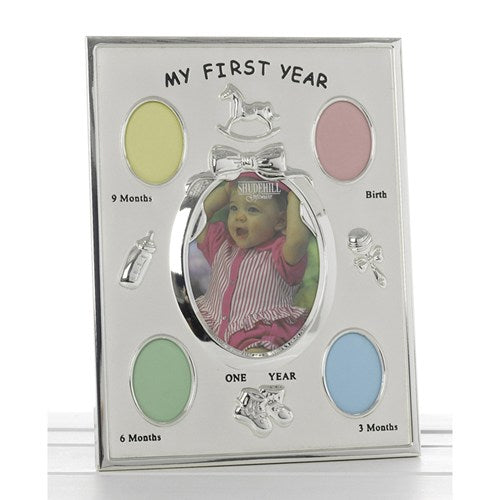 RAMA FOTO ARGINTATA "PRIMUL MEU AN" - DS500162 - Cadouri Superbe