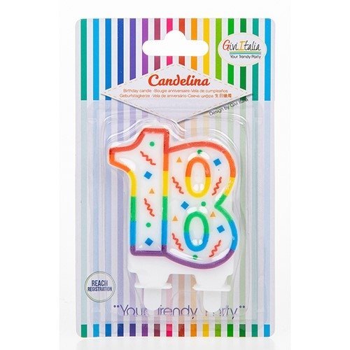 Lumanare zi nastere 18 ani, cadou majorat