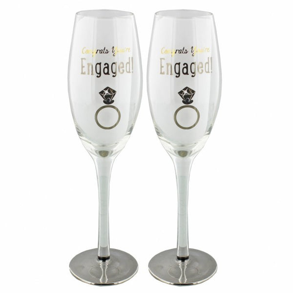 SET PAHARE SAMPANIE CADOU LOGODNA - DSWJ133 - Cadouri Superbe