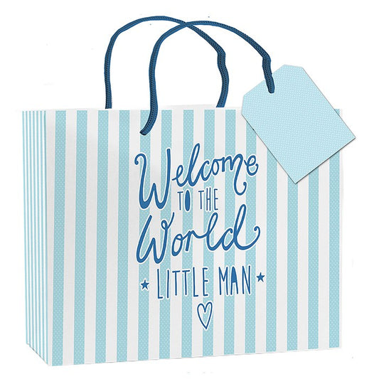 PUNGA CADOU MEDIE "WELCOME TO THE WORLD LITTLE MAN" - DSGFB0150 - Cadouri Superbe